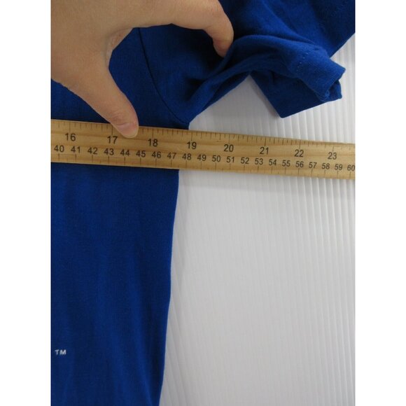 VINTAGE New York Giants Shirt Large Big Blue Wrecking Crew 80s 90s - Picture 5 of 9